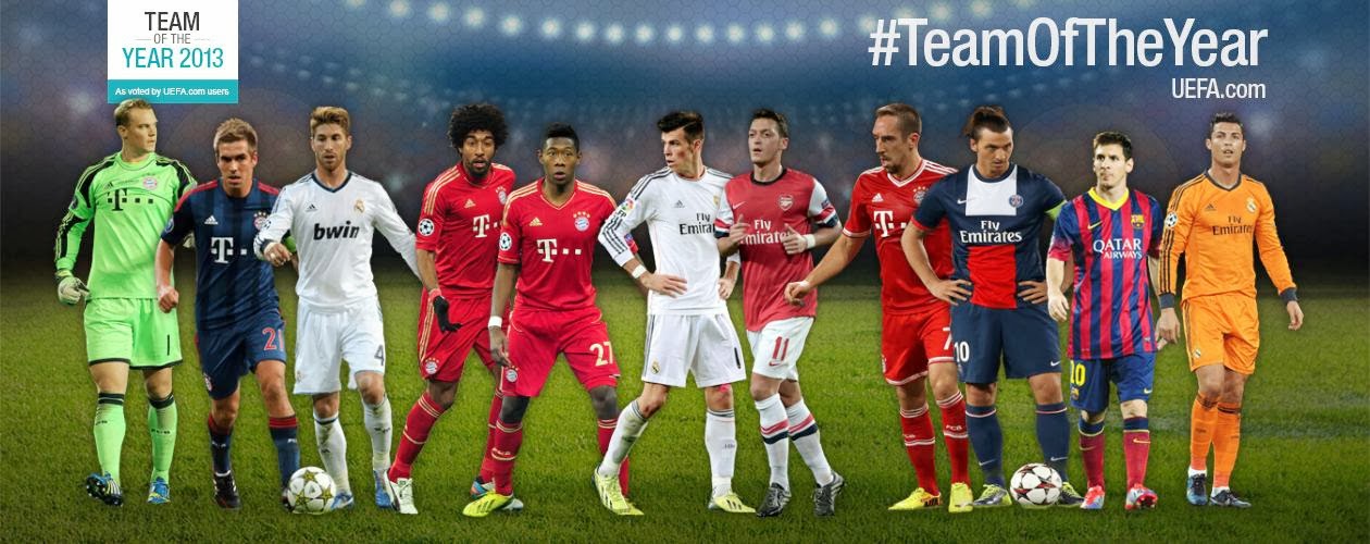 Uefa team of the year 2013 Clearance