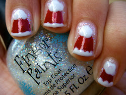 santa hats nail christmas series posh polish