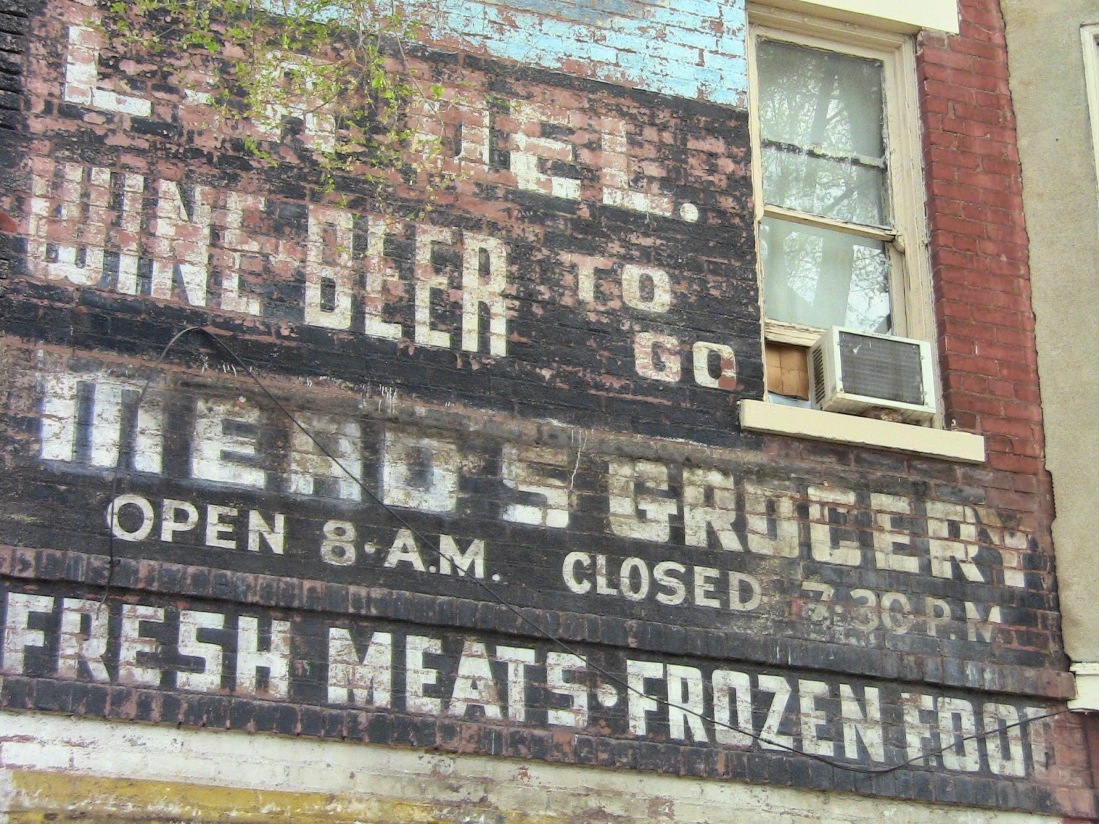The Writing on the Walls Mead's Grocery