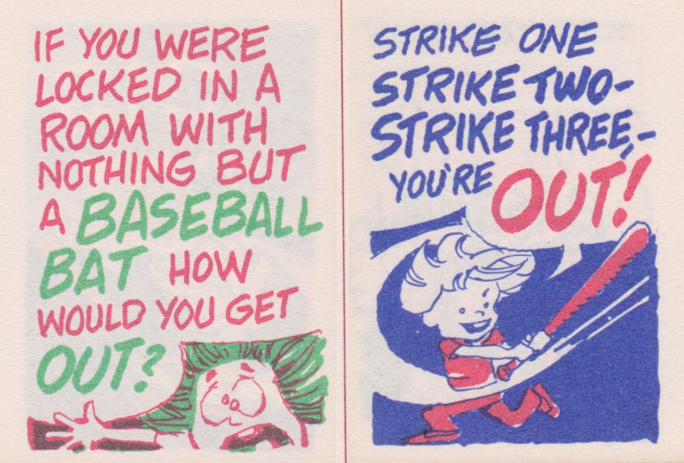 and everything else too Cracker Jack Joke Books (PART ONE)
