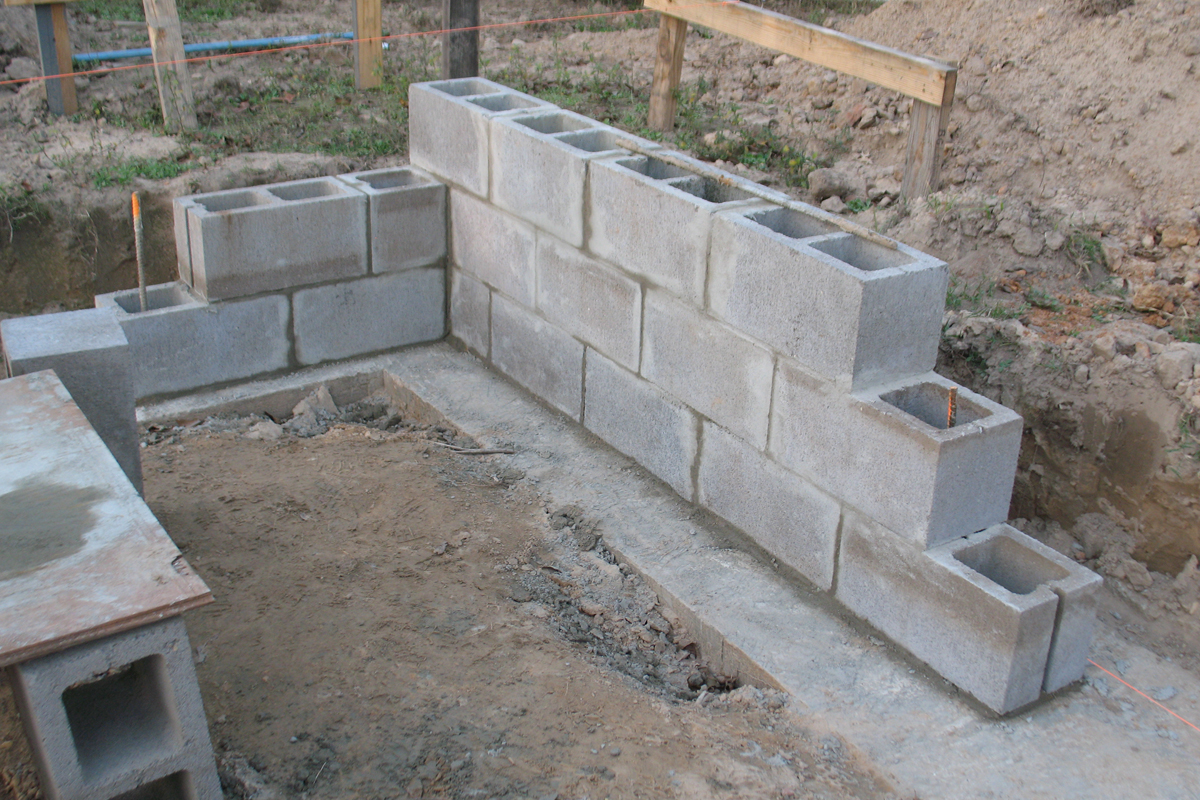 The House That Bare's Built Foundation Blocks