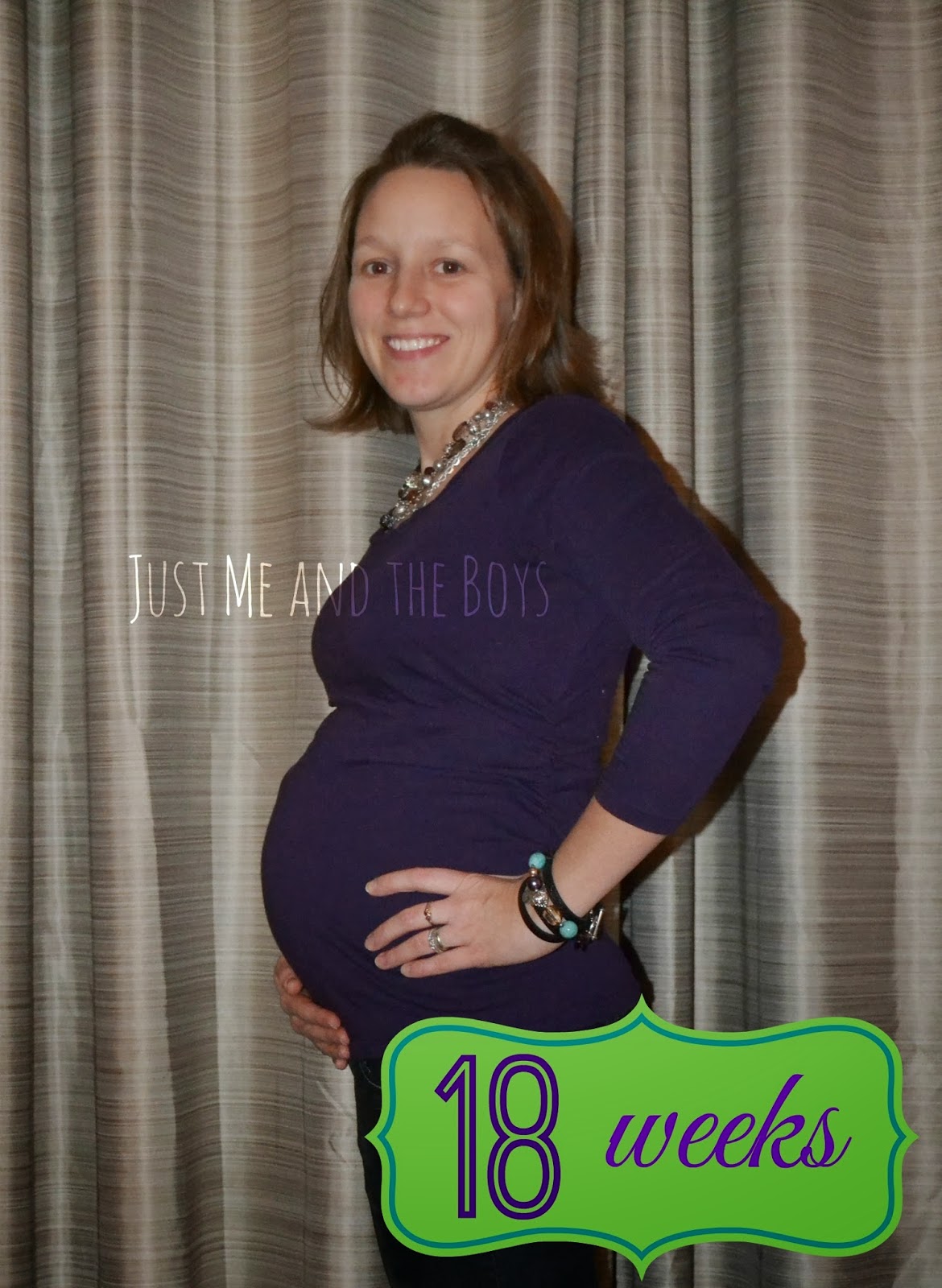 Just Me and the Boys Pregnancy Update {18 weeks}