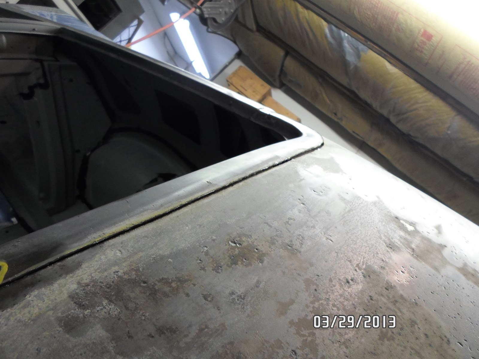 Night Mission Boss 302 Blog Replacing the Roof Skin Part 1