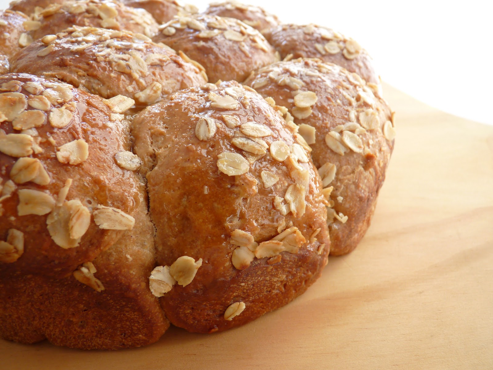 pastry studio Whole Wheat Honey Oatmeal Rolls