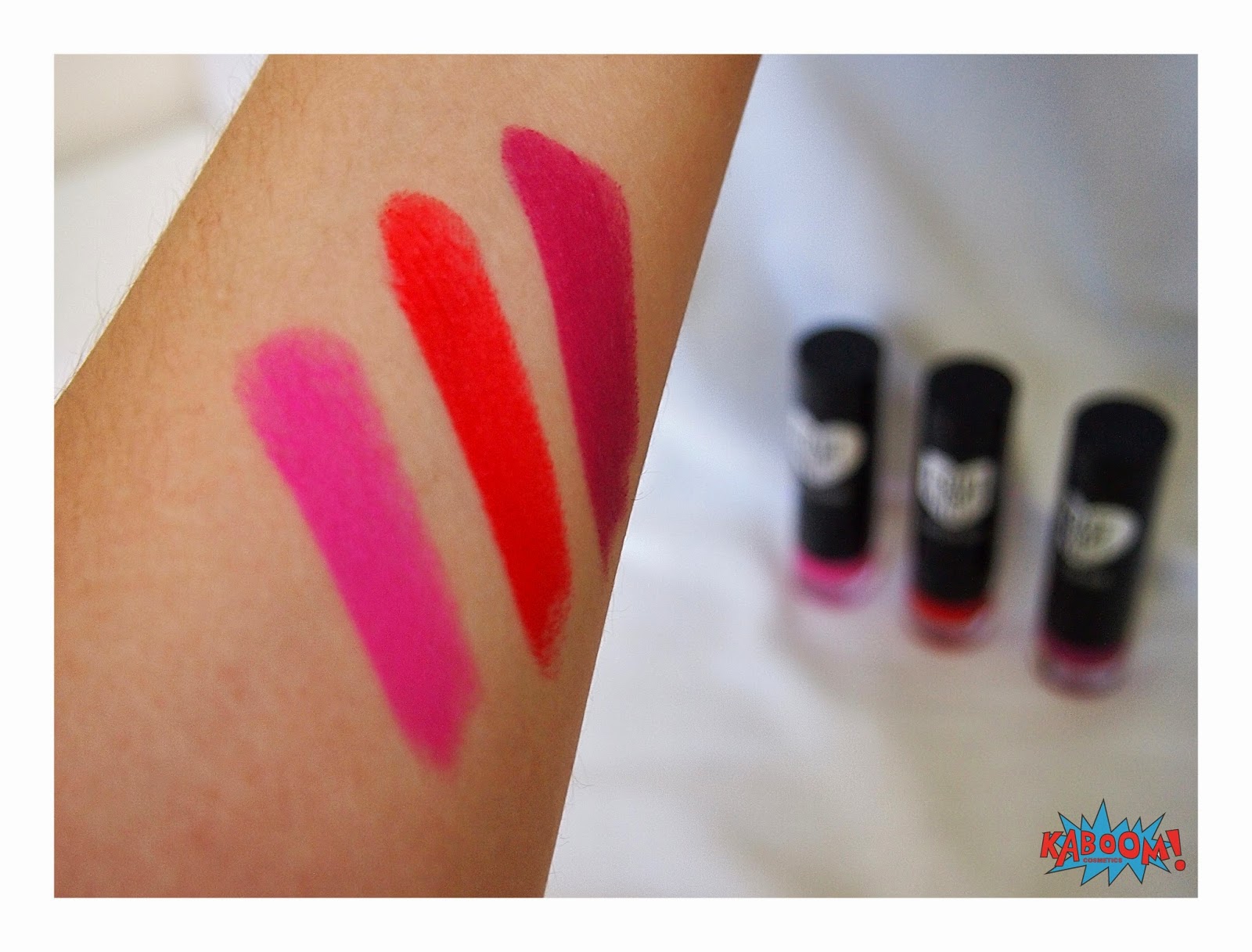 Sportsgirl's Pout About It! Lip Colours KaBOOM! Cosmetics