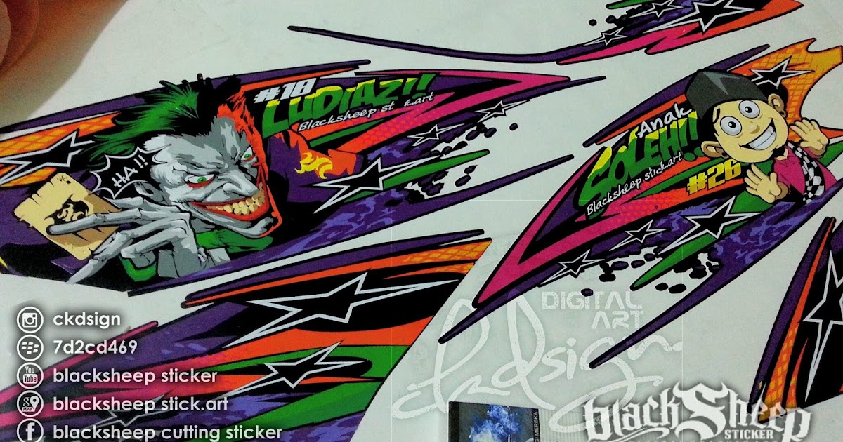 Cutting Sticker Joker Pojok Stiker