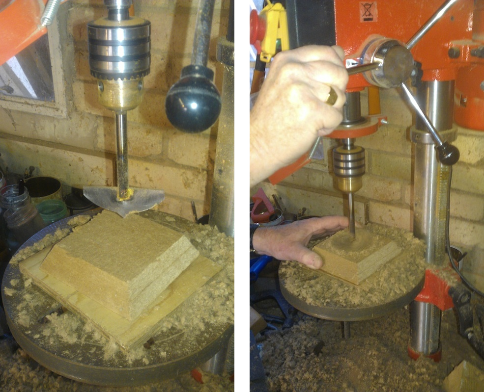 Action for Swifts Nest concave tool