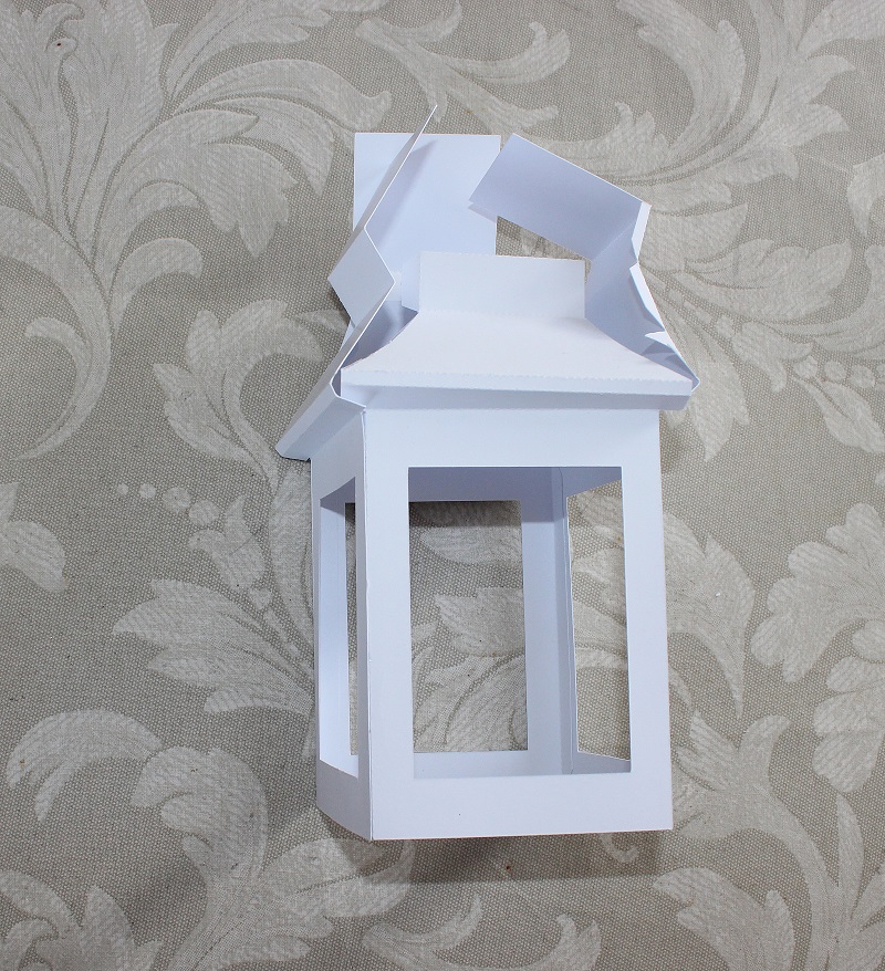 My Craft and Garden Tales Paper lantern with template and tutorial