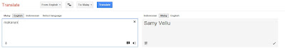 google translate buat lawak