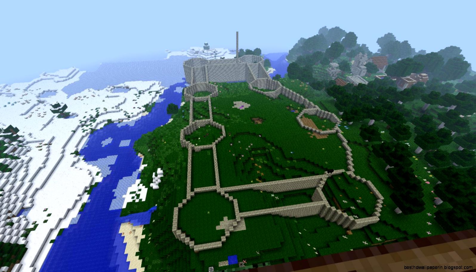 Minecraft Castle Layout