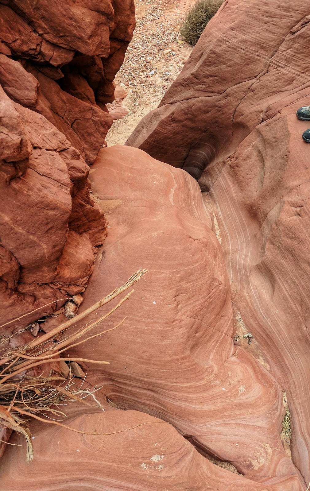 Catstair Canyon Paria Utah Stacked Cars to Make Freeway in 360 Degrees