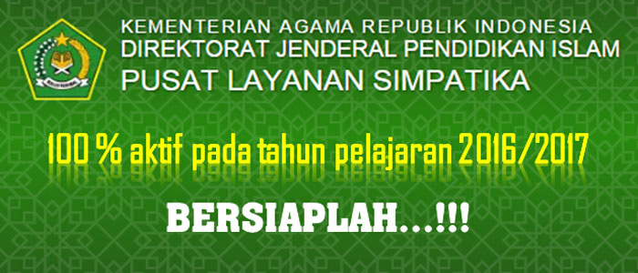 Sistem Layanan Simpatika Akan Aktif 100% Pada Ajaran Baru 2016/2017 Sistem Layanan Simpatika Akan Aktif 100% Pada Ajaran Baru 2016/2017