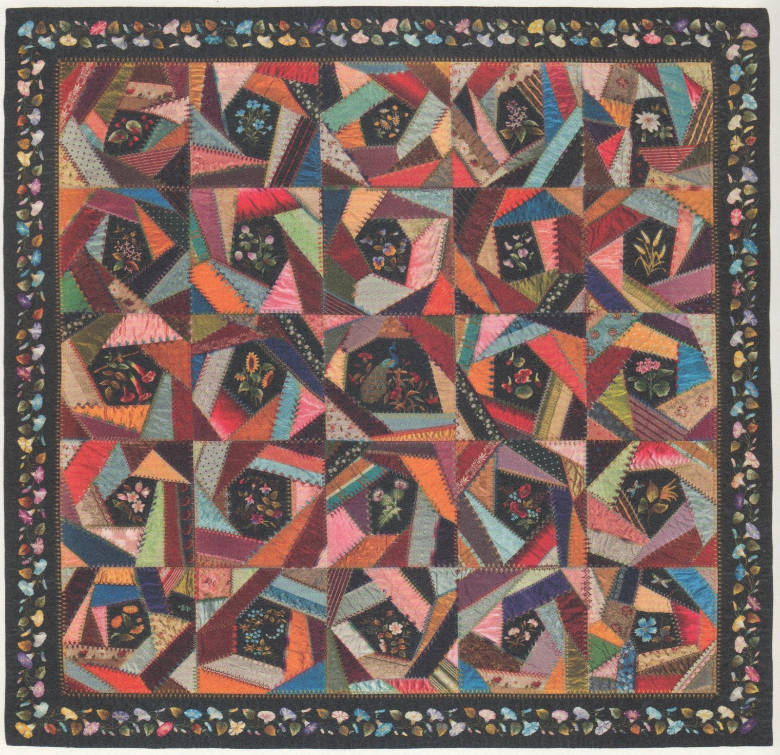 Лоскутное шитье спираль