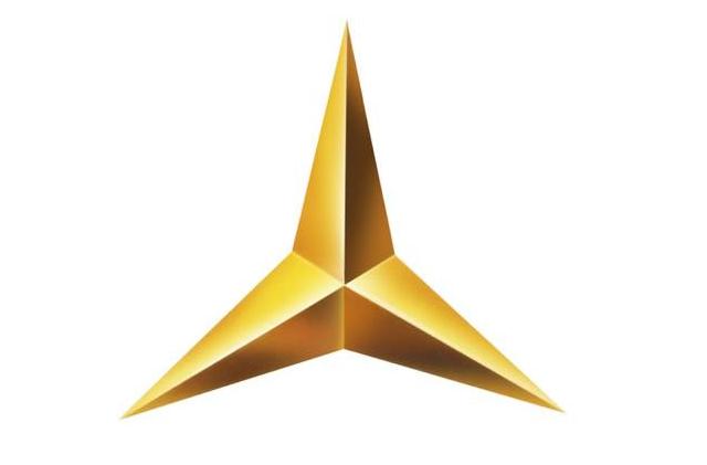 The mercedes three pointed star logo #4