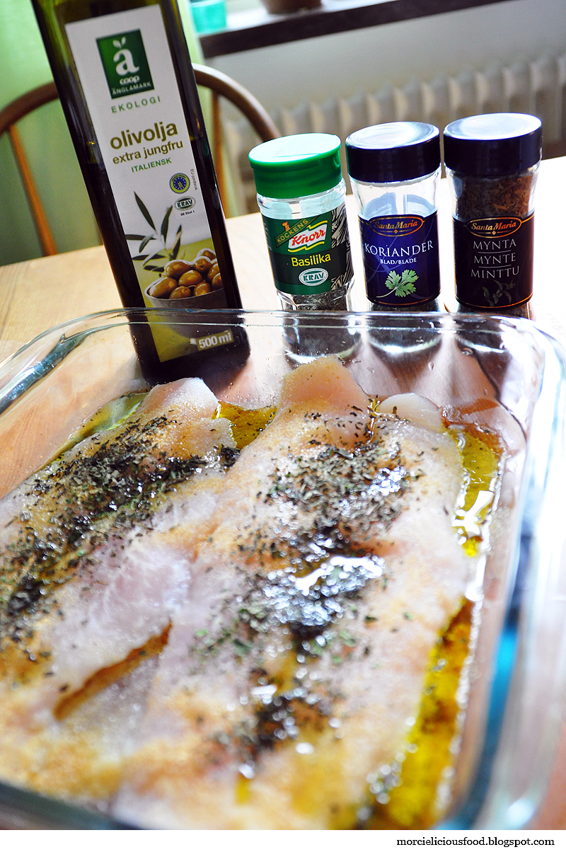 Baked Fish with Olive Oil and Spices