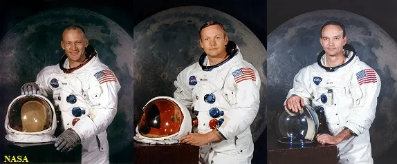 Buzz Aldrin, Neil Armstrong e Michael Collins