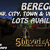 Beregost - Row, City, Town and VIllage Lots Available (5/22/2017)