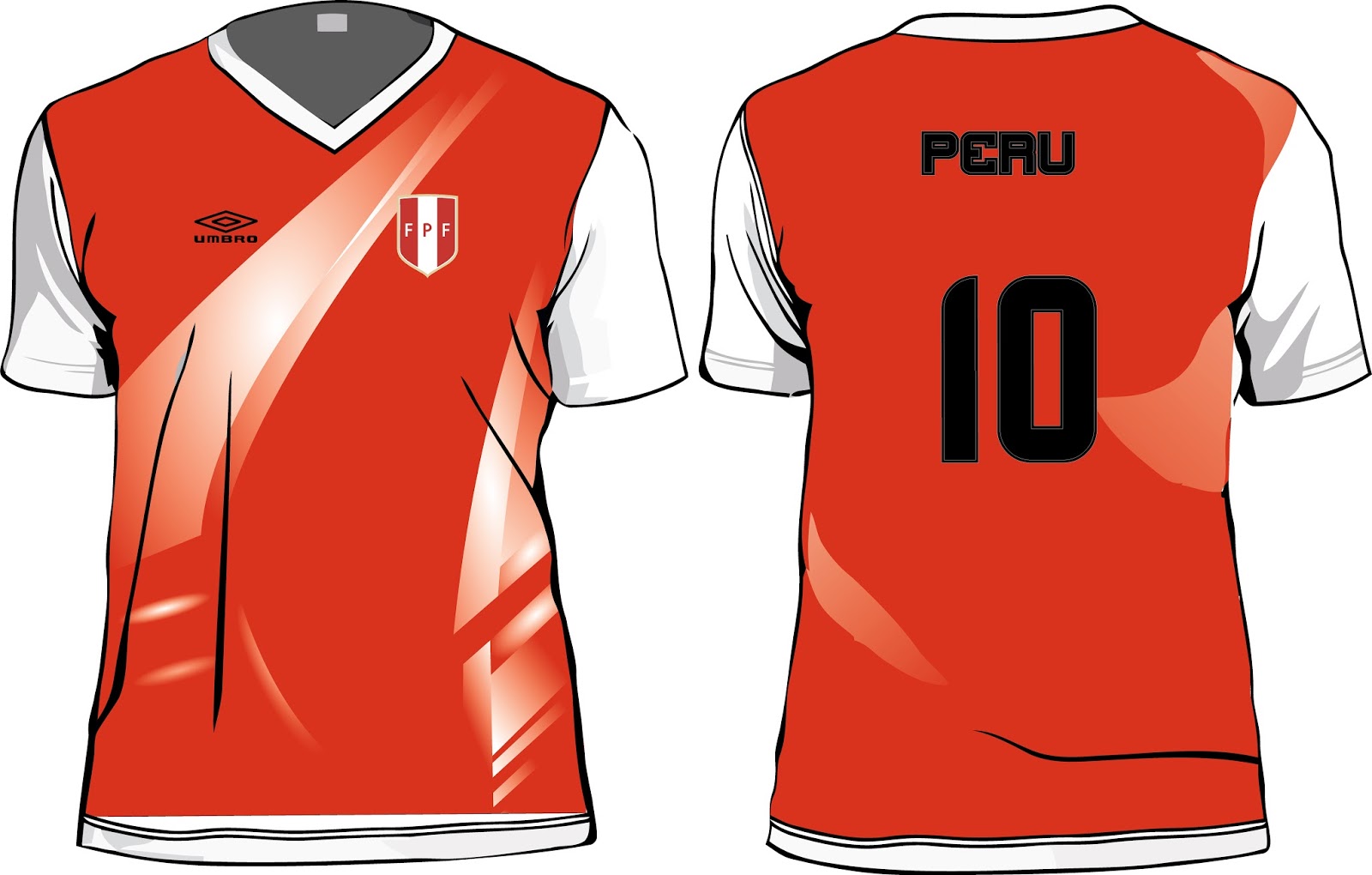 MUNDO DEL VECTOR CAMISETAS DE FUTBOL VECTOR