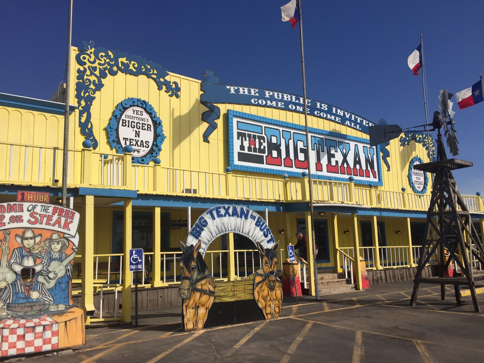Edible Abilene The Famous Big Texan Steak Ranch on I40 in Amarillo