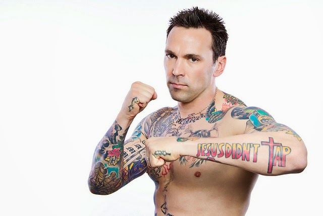 Sexy Jason David Frank shirtless with tattoos 