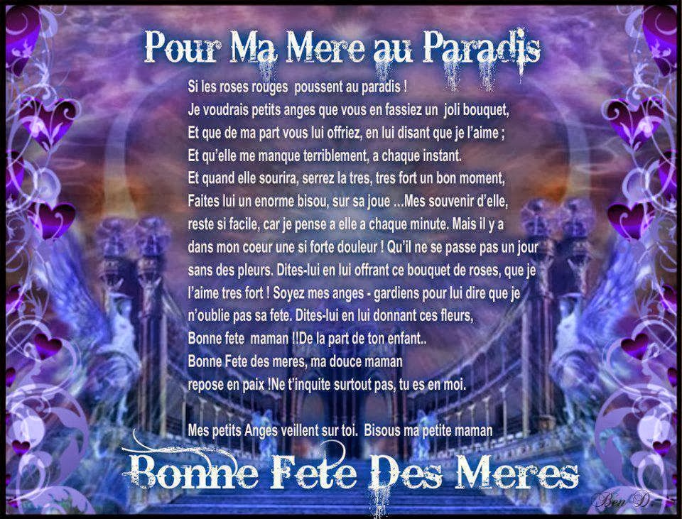 Citations et Panneaux Facebook à partager Pour ma mère au