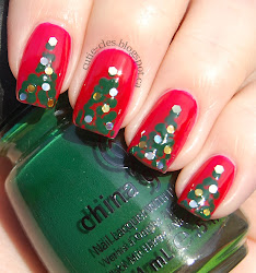 nail tree christmas designs cool nails holiday paleberry care pretty trees natural colours them copy tips then