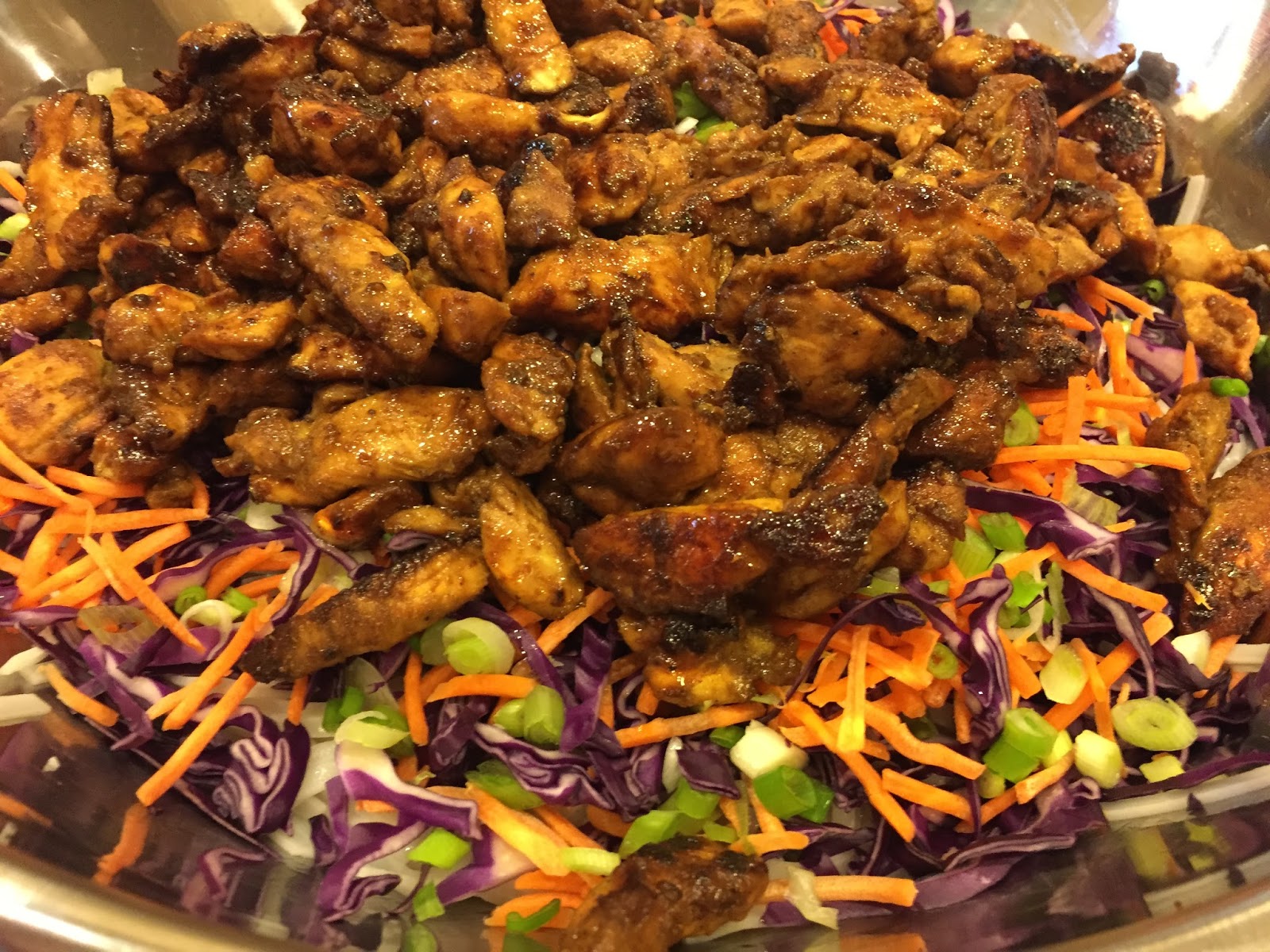 Our Neck Of The Woods Satay Chicken Noodle Salad