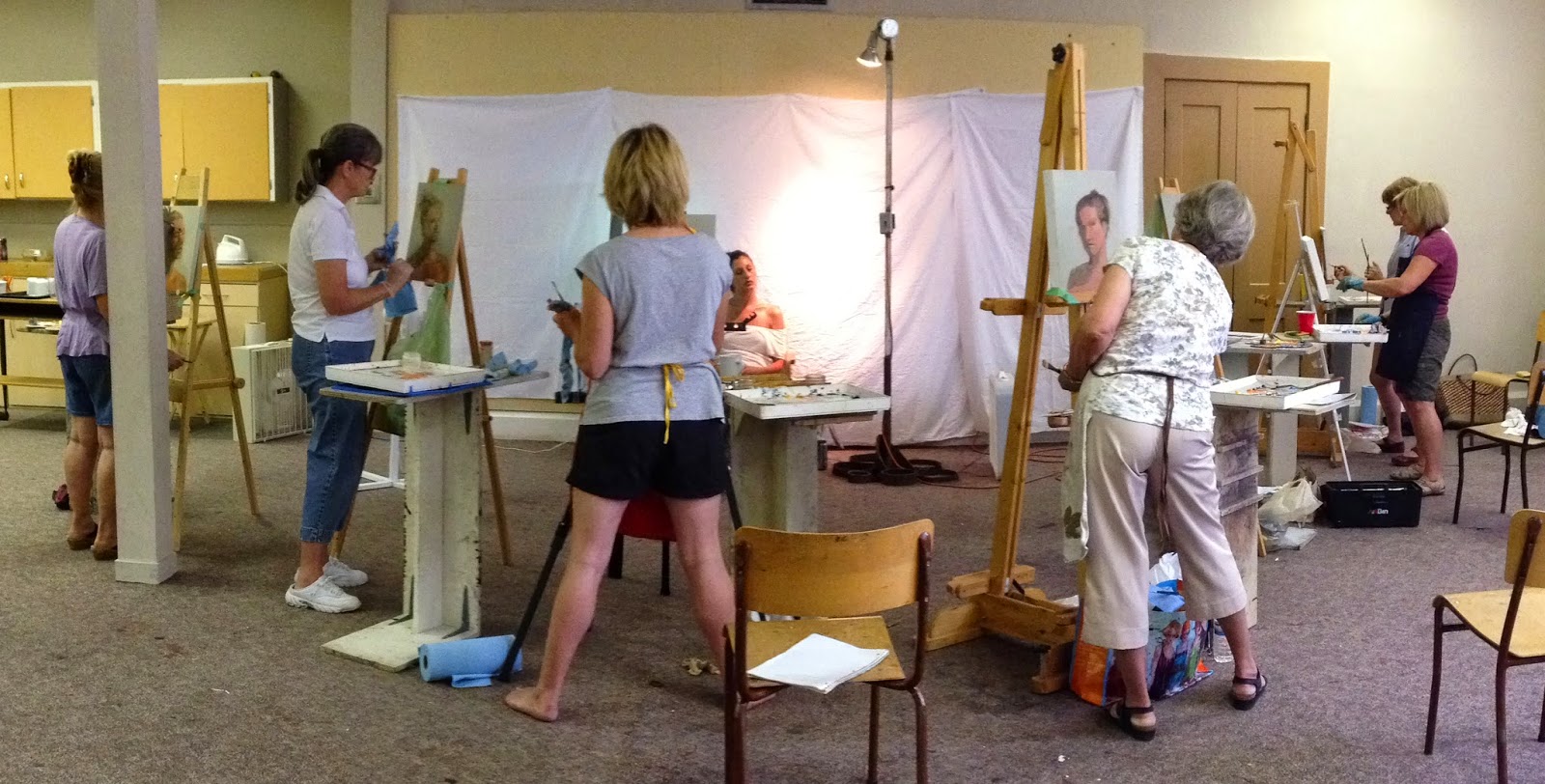 KRISTY GORDON Four Portrait Painting in BC!