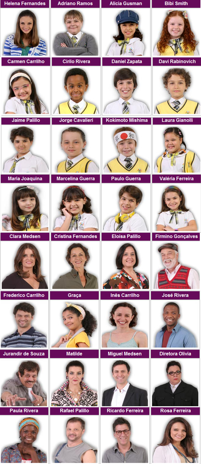 Carrossel Personagens Carrossel Personagens