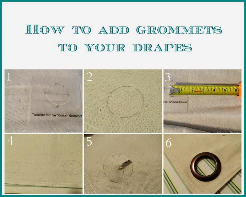 Our Home Away From Home INSTALLING GROMMETS ON YOUR DRAPES
