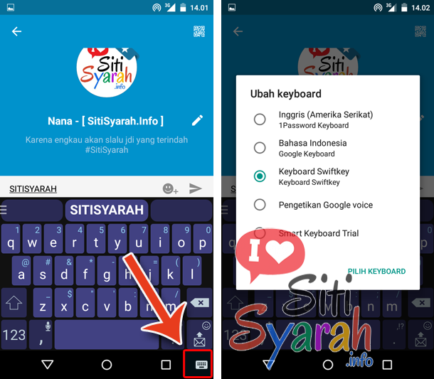 cara ganti keyboard android dengan cepat