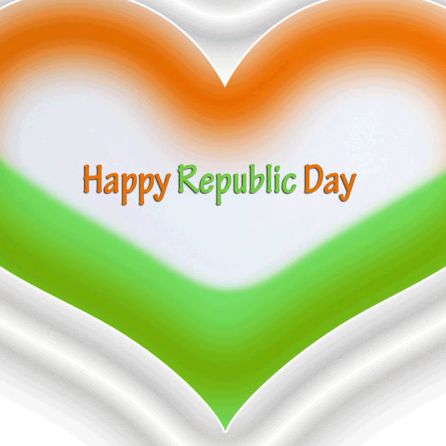 Happy Republic Day Republic Day best heart image pictures