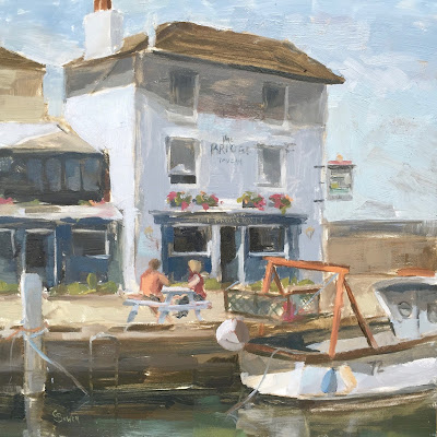 #94 ‘The Bridge Tavern, Camber Docks’ 8×8″
