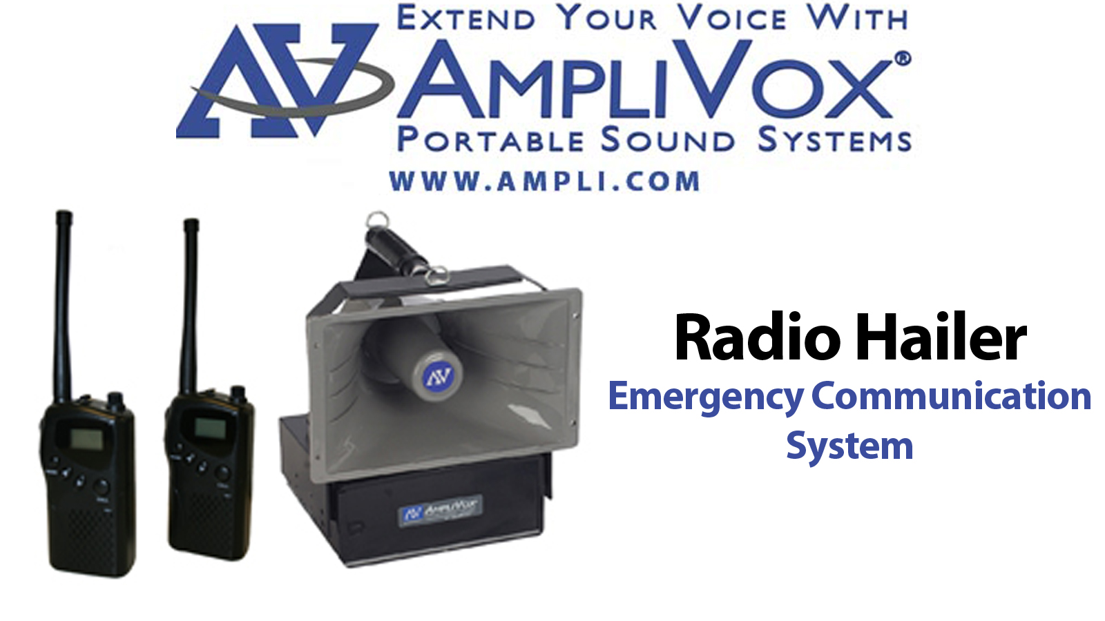 Radio Hailer Emergency Communication System Demo AmpliVox Sound Systems Blog