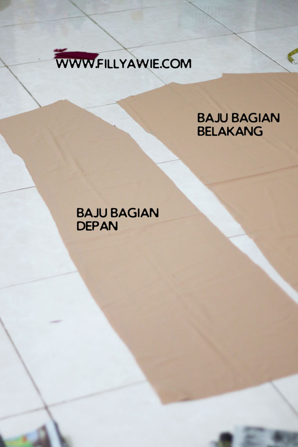 Cara Membuat Kaftan Outer Lengan Panjang Diy Kaftan Fillyawie Indonesian Lifestyle Diy Blog
