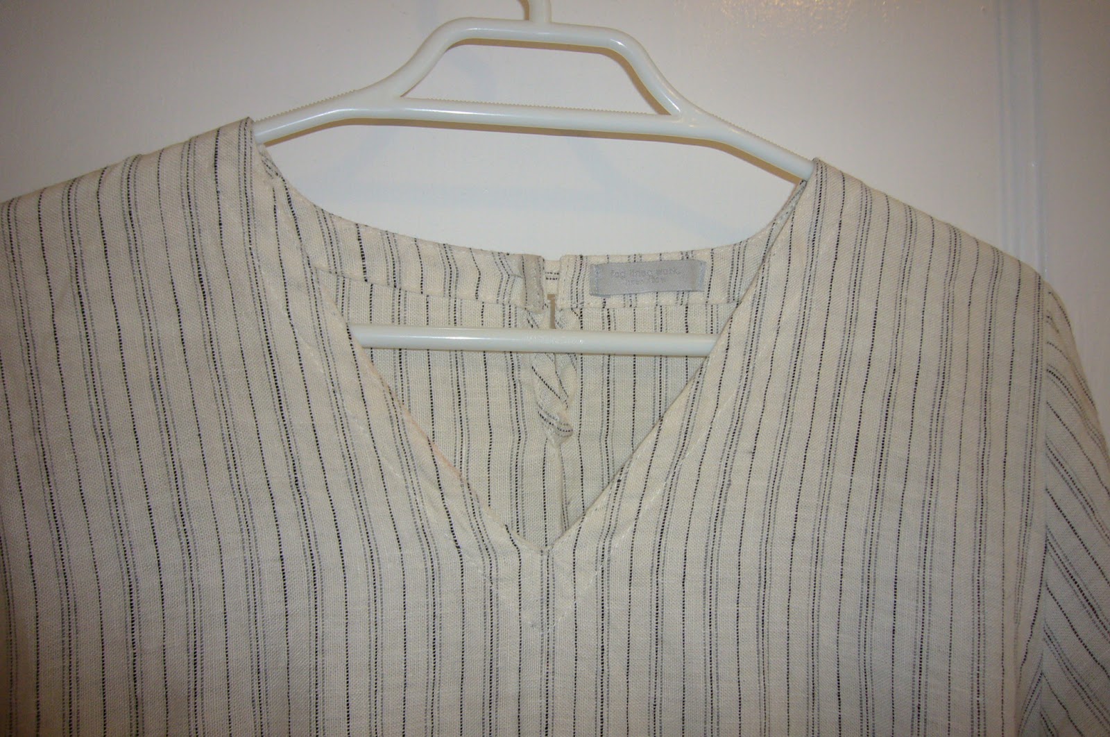 laws of general economy Fog Linen Work drawstring dress, O/S