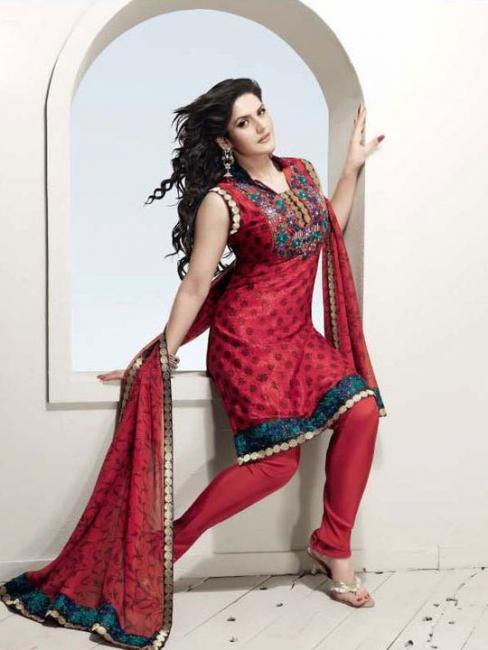 Bollywood Star Zarine Khan Indian Clothes Collection 2011