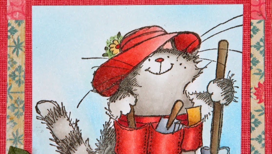Color With Jennie Penny Black Challenge Garden Kitty!
