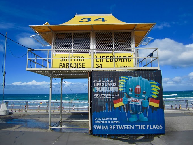 GC Commonwealth Games Lifeguard Tower Surfers Paradise