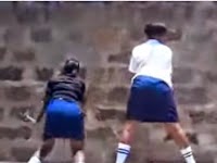 Parents May Collapse; High School Girls Caught Doing it in Broad-Daylight (VIDEO)