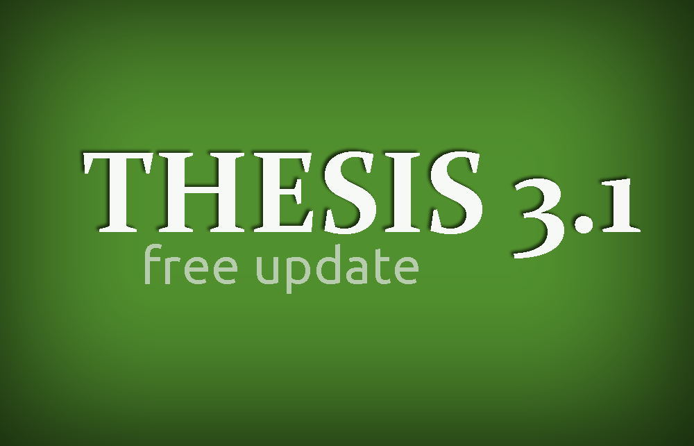 Thesis Blogger Template version 3.1