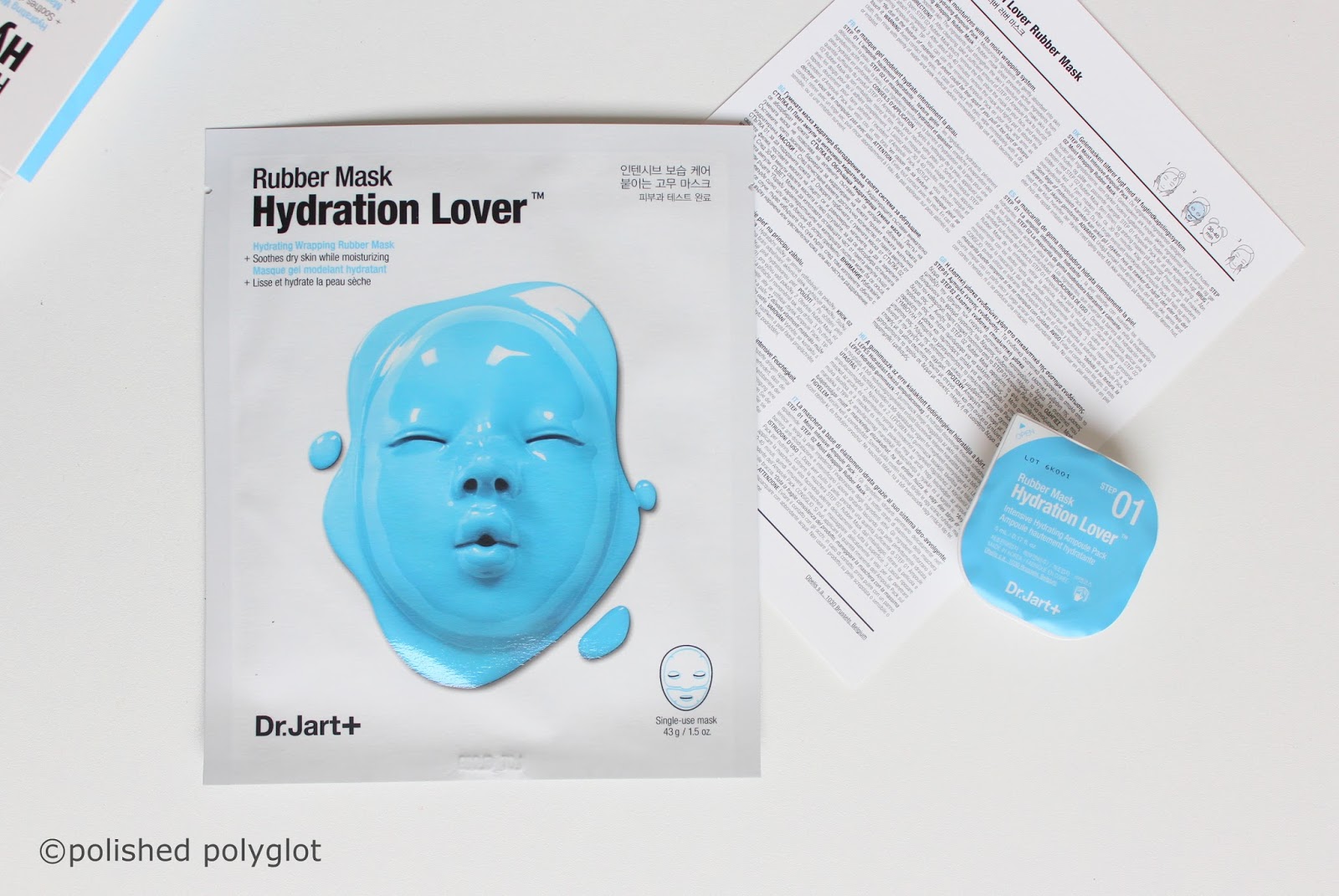 Korean Beauty │ Dr.Jart Hydration lover Rubber Mask [Review] Polished Polyglot