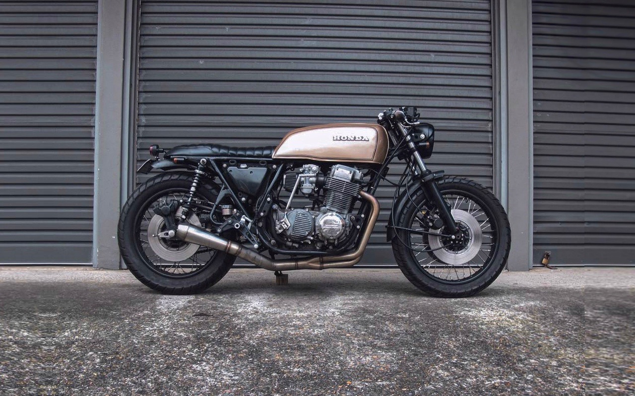 The Aussy Four Inazuma café racer