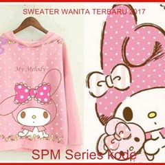 11SPM Sweater Wanita Babayterry Pink Sweet Bj6111