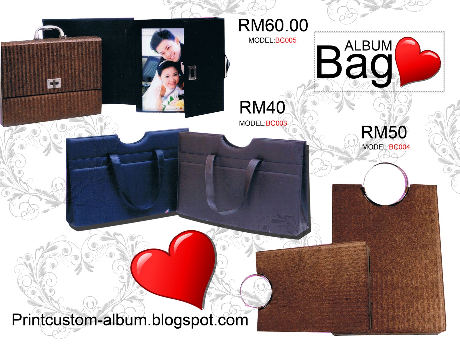 Wedding Custom Album Printing Services Bag Untuk Custom Album