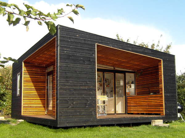 -Woodblog: Et moderne kolonihavehus