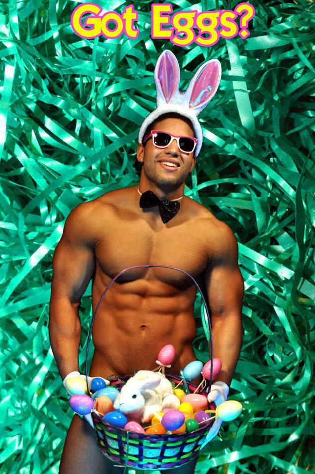 bunny easter Sexy men