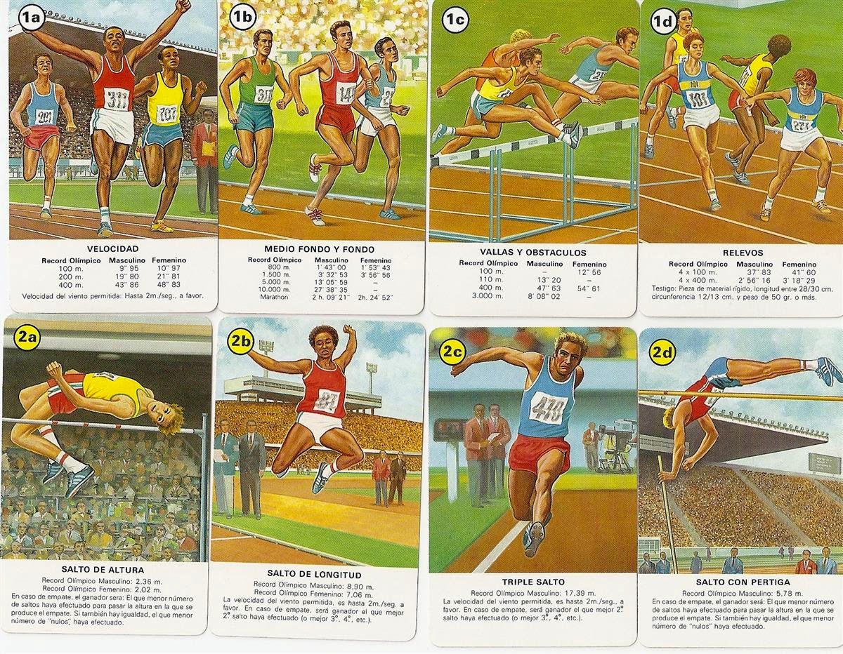 Recuerdos de ayer: Baraja Olímpica de Heraclio Fournier