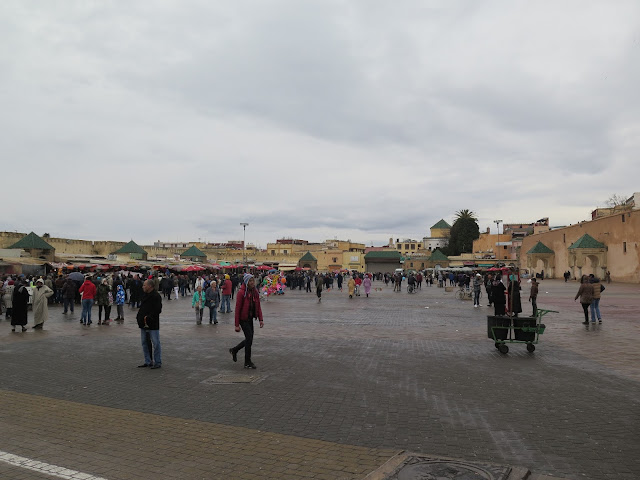 Plaza el Hedim en Meknes