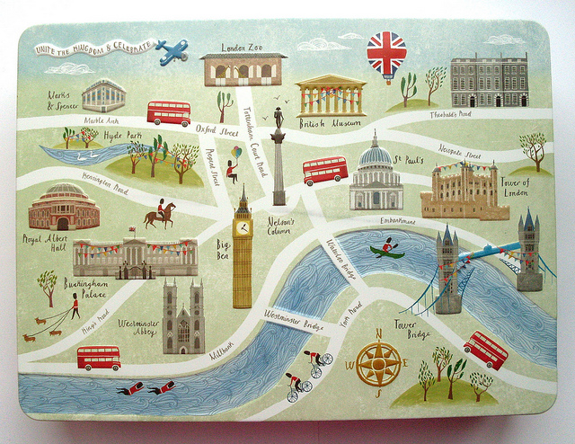 Marks And Spencer London Map - Gretal Gilbertine